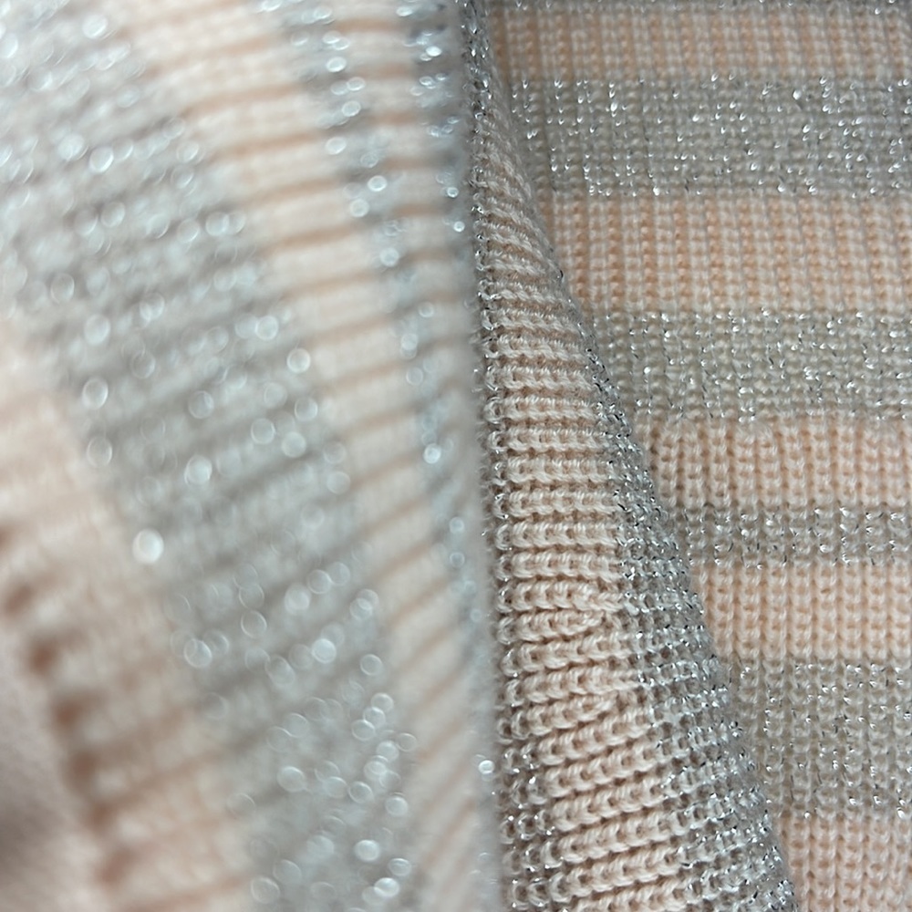 Victoria’s Secret baby pink and silver sweater dress - Picture 5 of 7